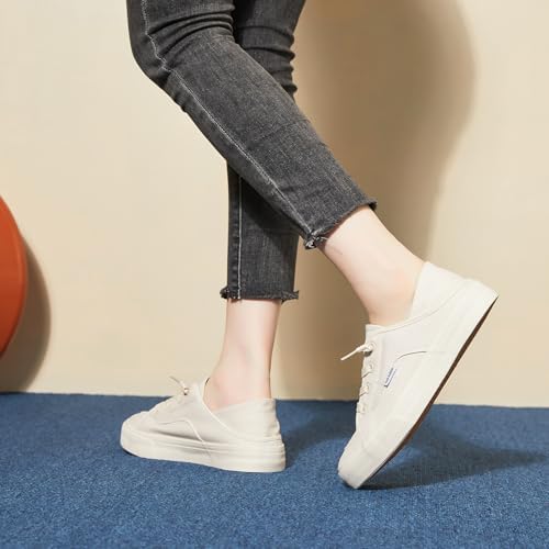 hash bubbie Women's Slip on Shoes Canvas Shoes Non Slip Fashion Sneakers for Women Low Top Loafers - Image 8