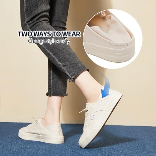 hash bubbie Women's Slip on Shoes Canvas Shoes Non Slip Fashion Sneakers for Women Low Top Loafers - Image 3