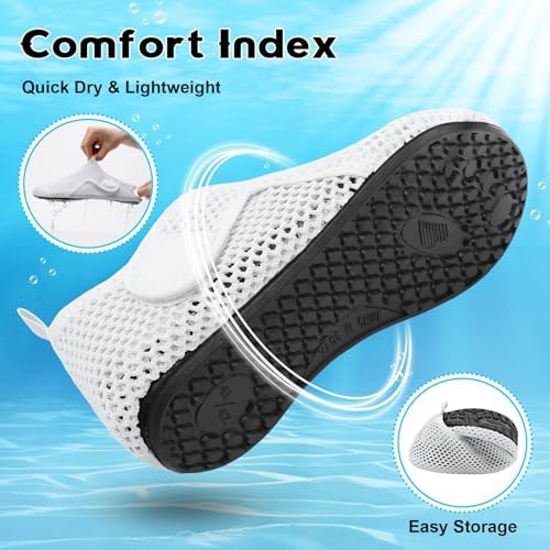Scurtain Barefoot Water Shoes for Women Men Beach Swim Aqua Socks Summer Quick-Dry Sandals Slippers - Image 5