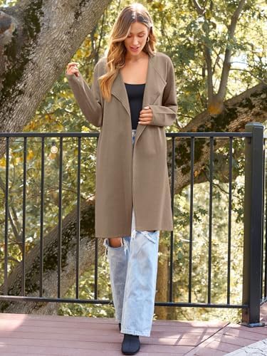 LILLUSORY Women's Long Cardigan Sweaters Oversized Fall Dressy Coatigan Jackets Trendy Knit Winter Coats - Image 4
