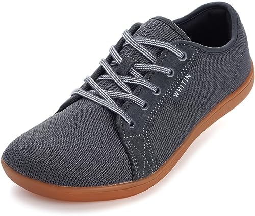 WHITIN Men's Wide Minimalist Barefoot Sneakers | Zero Drop Sole | Optimal Relaxation