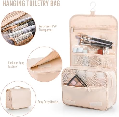 Veken 8 Set Packing Cubes for Travel, Gifts for Women Mom, Suitcase Organizer Bags for Luggage with Hanging Toiletry Bag and Shoe Bag, Vacation Essentials Travel Accessories for Cruise Ship - Image 3