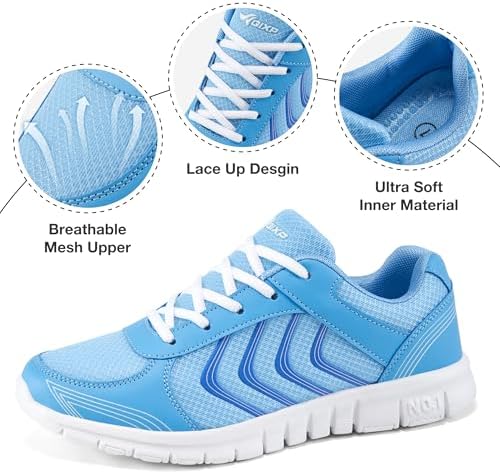 DUOYANGJIASHA Sneakers for Women Running Shoes: Slip On Casual Walking Shoes Non Slip Comfortable Fashion Tennis Shoes Mesh Lightweight Sneaker for Work - Image 3