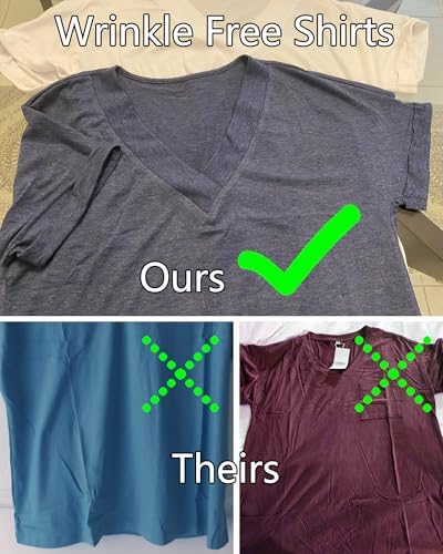 T Shirts Short Sleeve V Neck Tees Womens Tops Beach Vacation Fashion Clothes 2025 Casual Summer Spring Outfits - Image 3