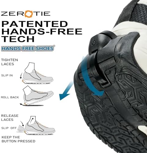 World's First Adjustable Hands Free Shoes for Women Men – Self Lacing Walking Shoes with Innovative Design, No-Tie Laces, No-Bend Convenience, Slip on & Slide & Go - Image 3