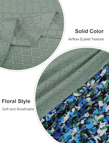 SAMPEEL Womens Tank Tops Eyelet Loose Casual Summer Tops Crew Neck Basic Sleeveless Shirts Trendy 2025 - Image 6