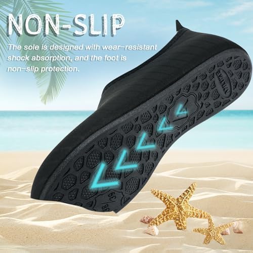 ANLUKE Water Shoes Barefoot Aqua Yoga Socks Quick-Dry Beach Swim Surf Shoes for Women Men - Image 2