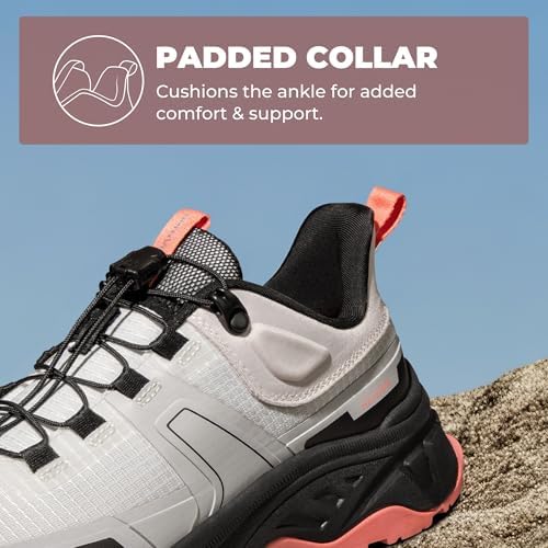 NORTIV 8 Women's Lightweight Hiking Shoes Quick Laces Outdoors Sneakers - Image 4