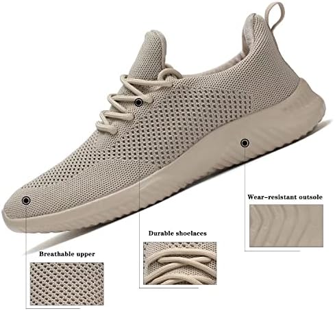 Men's Slip on Walking Shoes Ultra Light Breathable Non Slip Running Shoes Casual Fashion Sneakers Mesh Workout Sports - Image 3