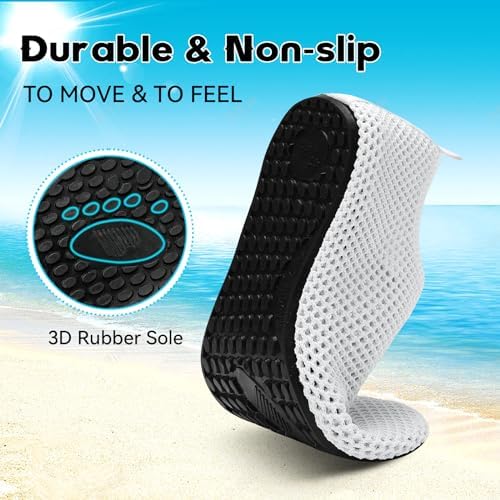 Scurtain Barefoot Water Shoes for Women Men Beach Swim Aqua Socks Summer Quick-Dry Sandals Slippers - Image 4