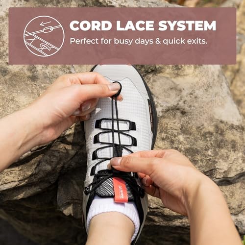 NORTIV 8 Women's Lightweight Hiking Shoes Quick Laces Outdoors Sneakers - Image 5