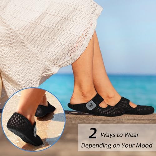 Water Shoes for Women Men Barefoot Beach Swim Aqua Socks Summer Wide Slides Sandals Quick Dry Pool River Sea Sock Shoes - Image 6