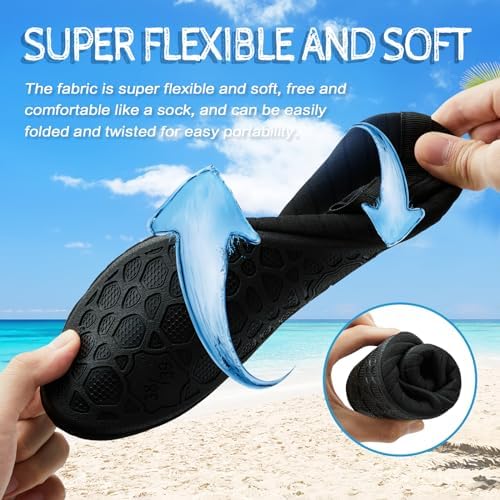 ANLUKE Water Shoes Barefoot Aqua Yoga Socks Quick-Dry Beach Swim Surf Shoes for Women Men - Image 5