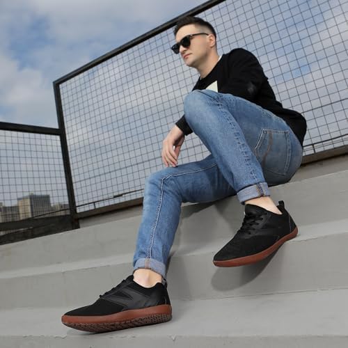 Men's Women's Wide Minimalist Toe Box Walking Shoes,Zero Drop Sole,Barefoot Sneakers for Men and Women - Image 4
