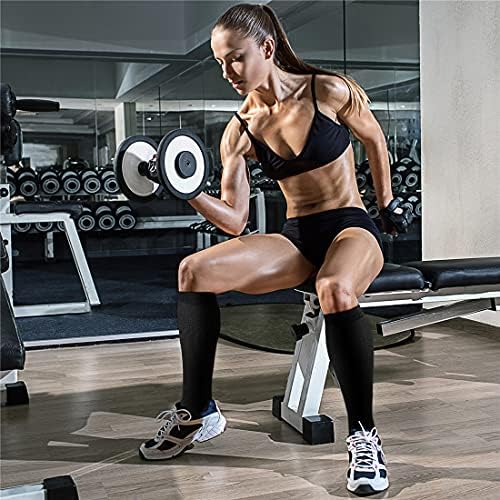CHARMKING Compression Socks for Women & Men Circulation (3 Pairs) 15-20 mmHg is Best Support for Athletic Running Cycling - Image 4