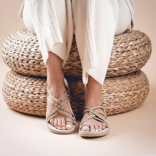 Plaka Explore Walking and Hiking Sandals for Women | Comfortable Summer Sandal with Arch Support | Waterproof Comfy Sandals for Travel, Beach or Poolside - Image 4