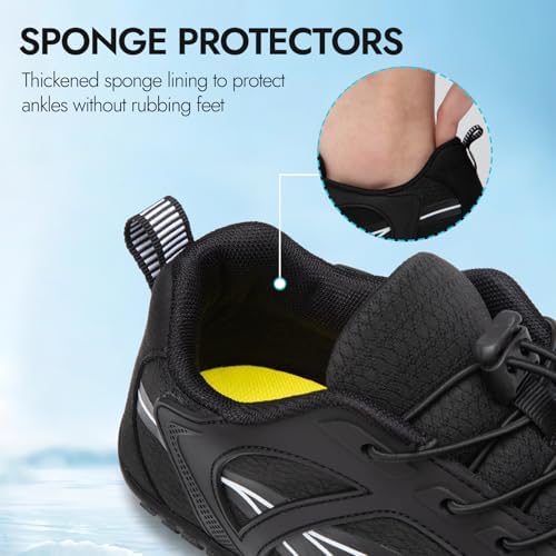 ATHMILE Water Shoes for Women Men Wide Toe Non-Slip Barefoot Aqua Beach Shoes Quick-Dry for Swimming Kayaking Lake Pool River Hiking Surfing Boating Fishing Diving Cruise Ship Essentials - Image 7