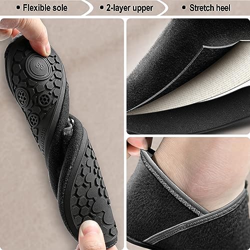 BULLIANT Women Slippers Socks, Slip on Shoes for Women Barefoot Yoga Shoe Comfortable Stretch Fit - Image 4