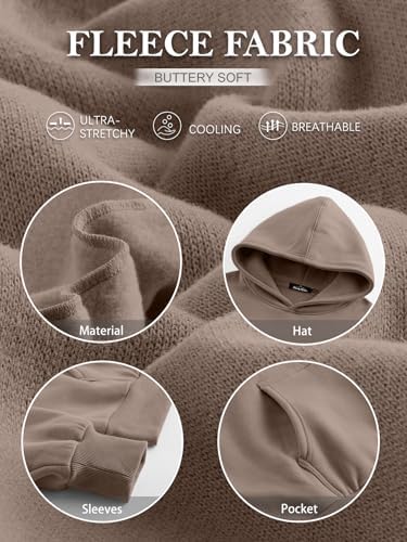 Trendy Queen Womens Oversized Hoodies Fleece Sweatshirts Sweaters Spring Outfits 2025 Pullover Fall Winter Clothes - Image 6