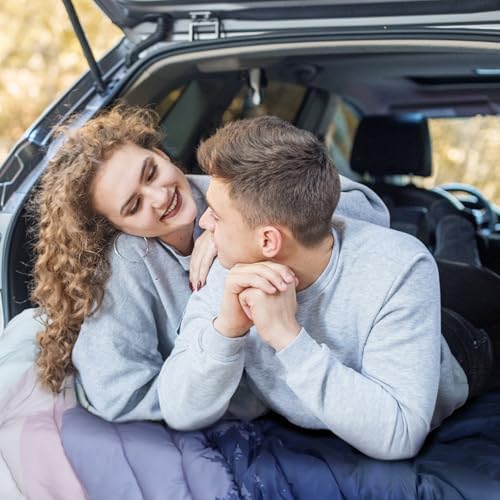 zzlamb Puffy Camping Blanket, Outdoor Lightweight Travel Blanket Portable Down Alternative, Windproof Warm Cloak with Snaps, Cozy Quilt Picnic RV Plane Car Hammock Beach Climbing - Image 4