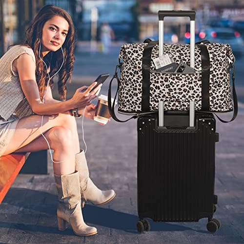 Expandable Travel Duffle Bags Weekender Overnight Bags for Women Men Hospital Bag for Women Labor Delivery with Toiletry Bag Waterproof - Image 6