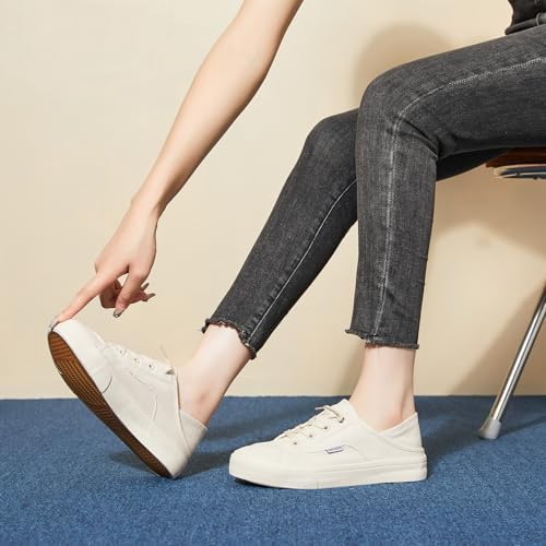 hash bubbie Women's Slip on Shoes Canvas Shoes Non Slip Fashion Sneakers for Women Low Top Loafers - Image 5