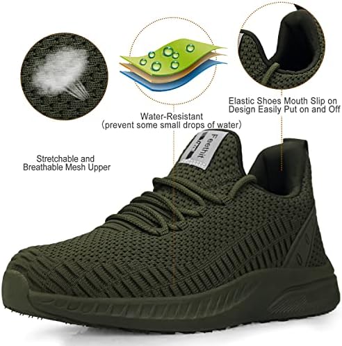 Feethit Women Tennis Running Shoes Walking Shoes Lightweight Casual Sneakers for Travel Gym Work Woman Waitress Nurse - Image 2