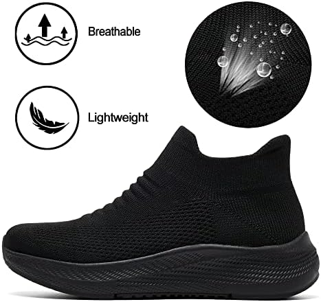 SHULOOK Womens Slip on Walking Shoes Comfort Lightweight Breathable Sock Shoe Non-Slip Mesh Casual Fashion Tennis Running Sneakers - Image 3