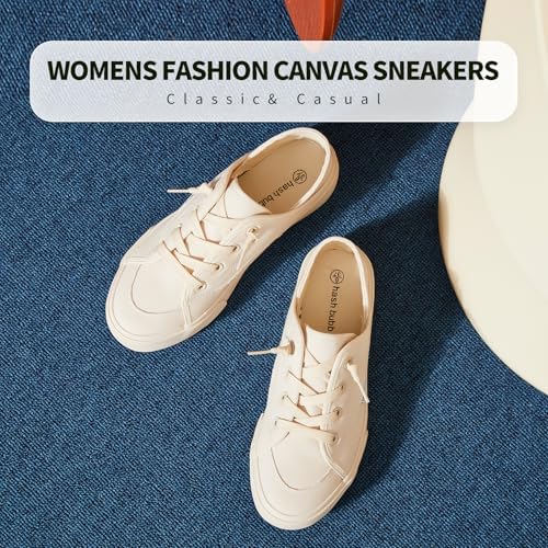 hash bubbie Women's Slip on Shoes Canvas Shoes Non Slip Fashion Sneakers for Women Low Top Loafers - Image 7
