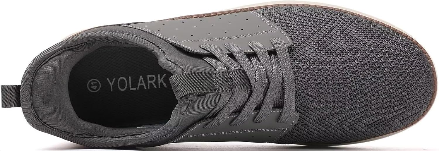 Men Casual Dress Shoes Laceless Comfortable Fashion Sneakers Lightweight Breathable Walking Shoes Gym Tennis Athletic - Image 3