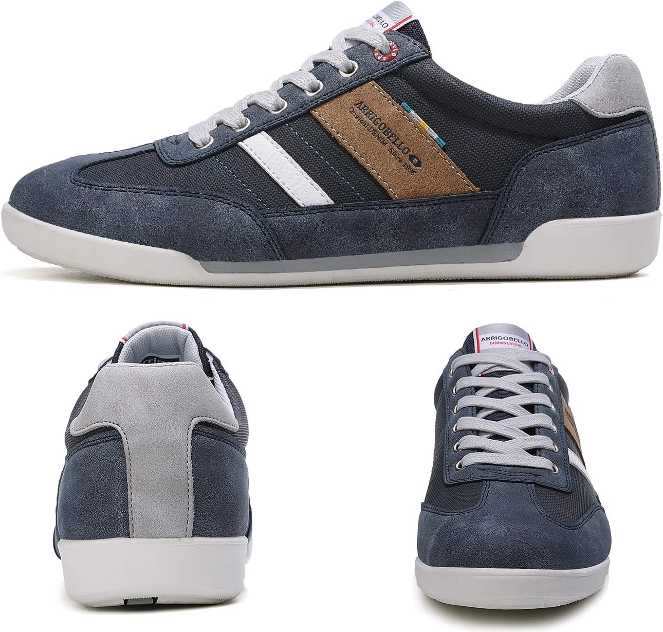 AX BOXING Mens Casual Shoes Fashion Sneakers Breathable Comfort Walking Shoes for Male - Image 2