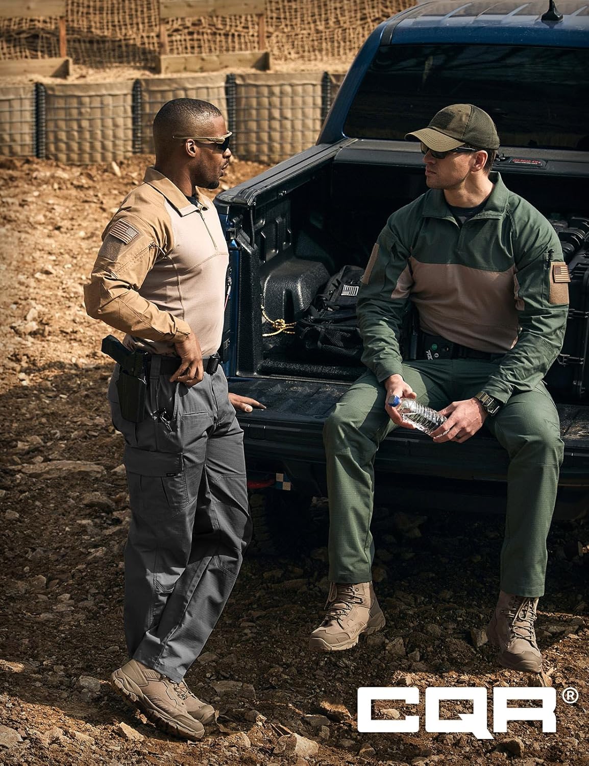 CQR Men's Tactical Pants, Water Resistant Ripstop Cargo Pants, Lightweight EDC Work Hiking Pants, Outdoor Apparel - Image 4