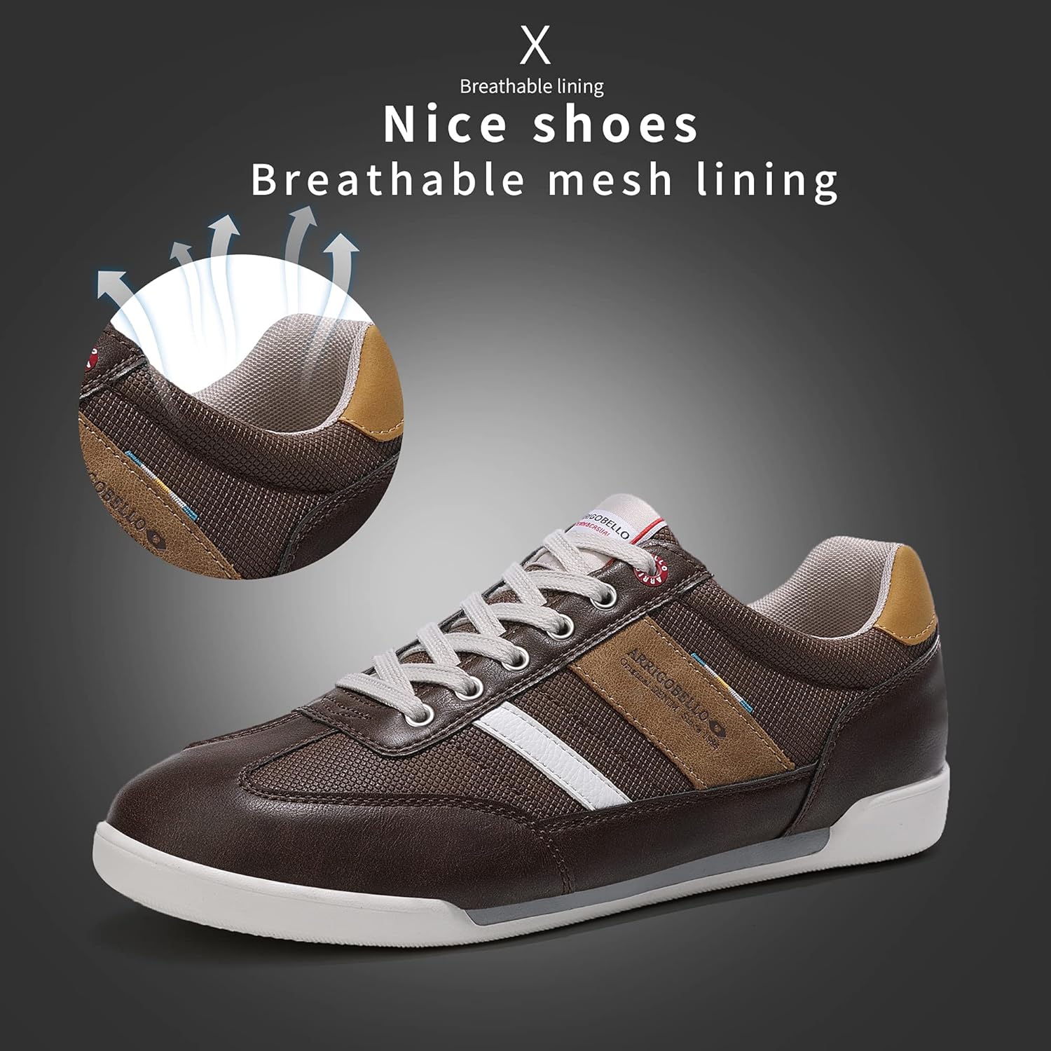 AX BOXING Mens Casual Shoes Fashion Sneakers Breathable Comfort Walking Shoes for Male - Image 5
